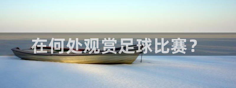  意昂2官网：在何处观赏足球比赛？