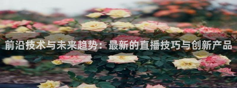nba直播免费观看黑白：前沿技术与未来趋势：最新的直播技巧与创新产品