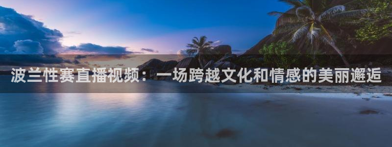 黑白直播间：波兰性赛直播视频：一场跨越文化和情感的美丽邂逅